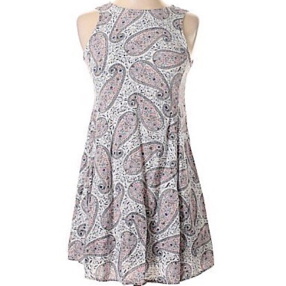 Old Navy paisley print a line dress